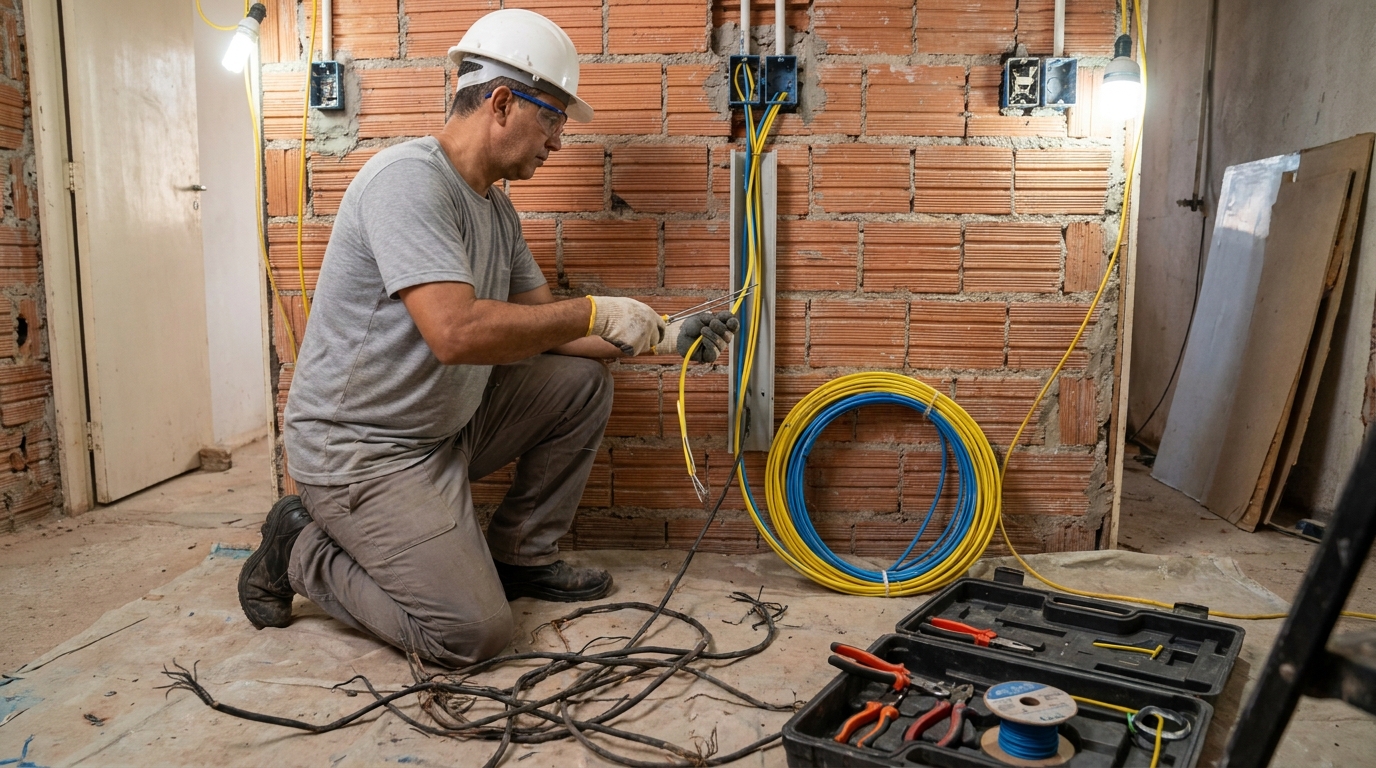 Adequação de Fiação em Cascavel‑PR
