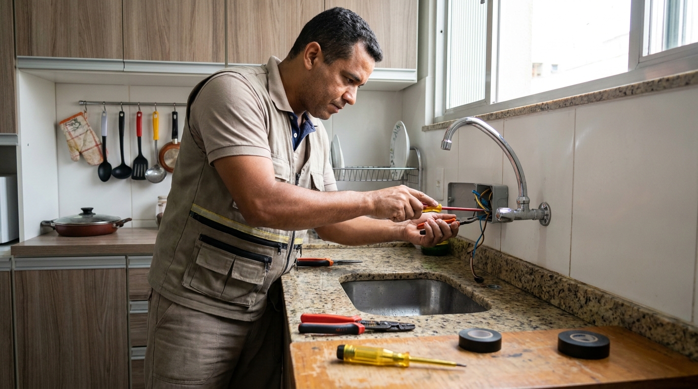 Instalação em Cozinha ou Área Gourmet em Cascavel‑PR